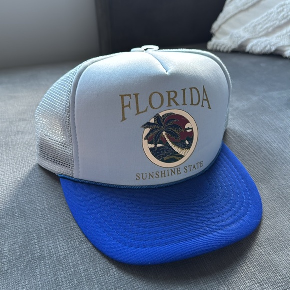 Vintage Florida Sunshine State Snapback / 90s / Trucker Style Mesh - Picture 7 of 7